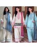 AD233 | Pure Satin Rayon Embroidery Work | Designer Farshi Palazzo Collection
