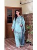 AD233 | Pure Satin Rayon Embroidery Work | Designer Farshi Palazzo Collection