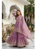 KF-1735 | Heavy Faux Georgette Embroidered Top Sharara Dupatta Set | M-XXL